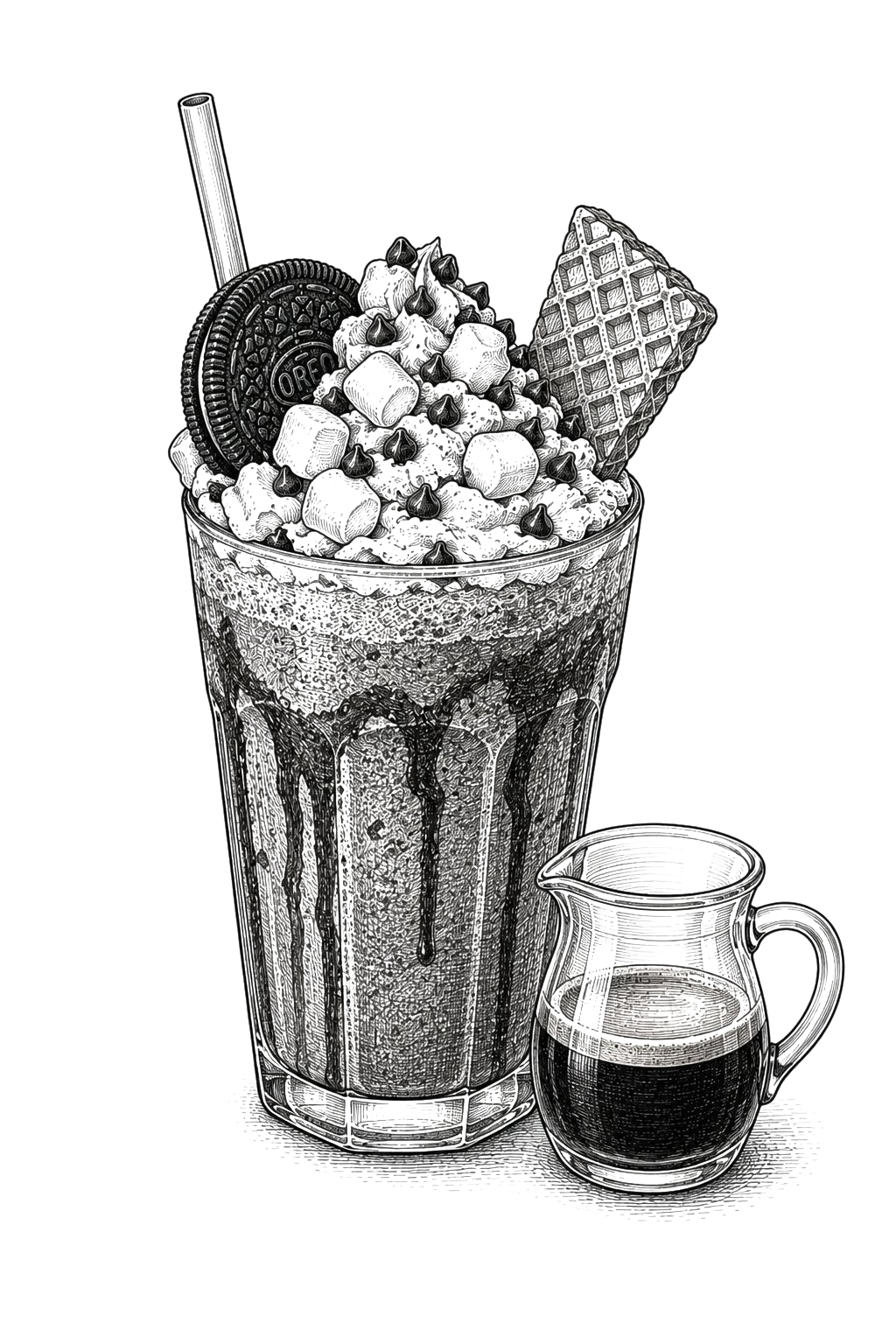 Milkshake Oreo Mozzafiato